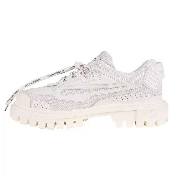 Dolce & Gabbana Trekking-Inspired Luxe Sneakers in White