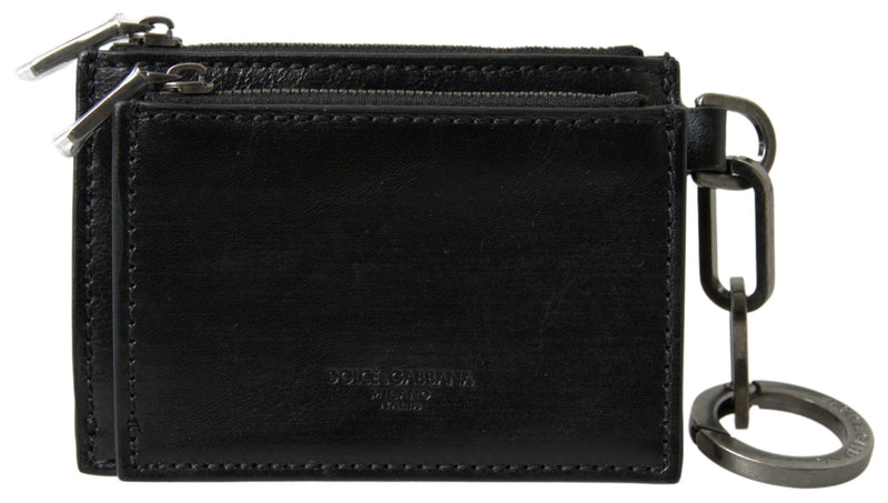 Dolce & Gabbana Elegant Leather Coin Purse Wallet