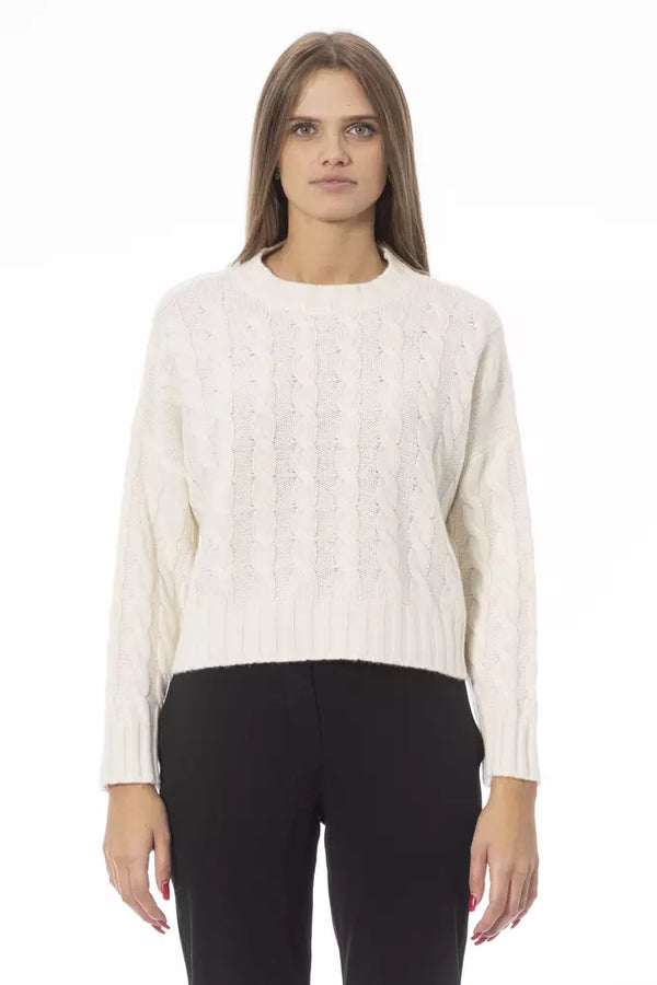 Baldinini Trend Beige Wool Women Sweater