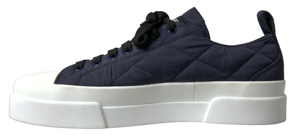 Dolce & Gabbana Chic Blue Casual Sneakers for the Stylish Man