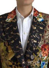 Dolce & Gabbana Elegant Multicolor Single Breasted Jacket