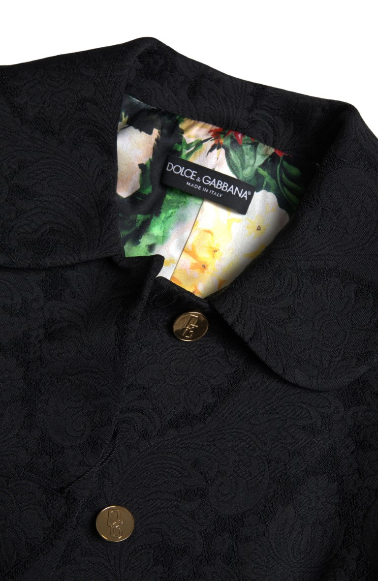 Dolce & Gabbana Elegant Black Tailored Blazer Jacket