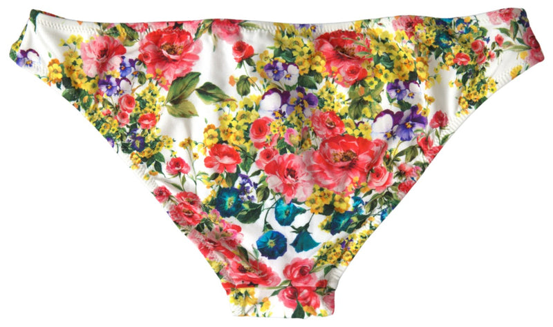 Dolce & Gabbana Multicolor Floral Bikini Bottom