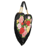 Dolce & Gabbana Elegant Black Viscose Blend Crossbody Bag