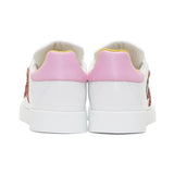 Dolce & Gabbana Elegant Calfskin Leather Sneakers in Pastel Tones