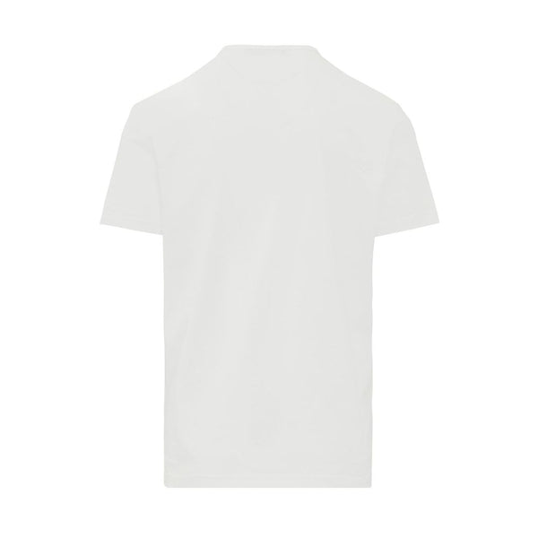 Dolce & Gabbana Embossed Logo White Cotton Tee