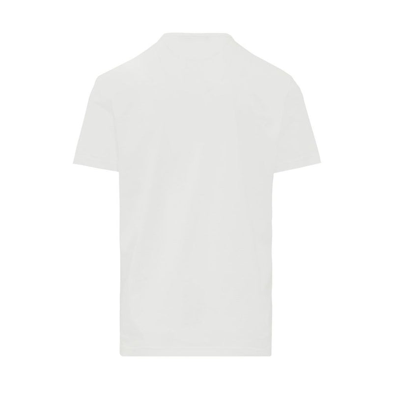 Dolce & Gabbana Embossed Logo White Cotton Tee