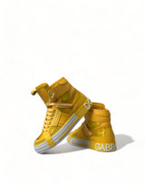 Dolce & Gabbana Chic High-Top Color-Block Sneakers