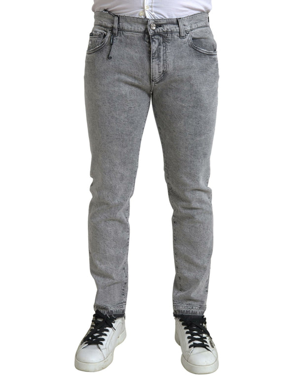 Dolce & Gabbana Elegant Skinny Cotton Denim Jeans