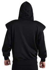 Dolce & Gabbana Elegant Black Hooded Sweater