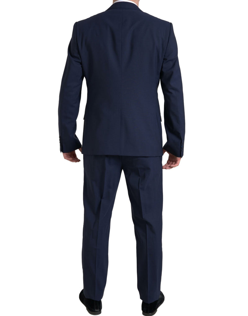 Dolce & Gabbana Elegant Blue Martini Slim Fit Two-Piece Suit