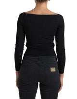 Dolce & Gabbana Elegant Square Neck Cropped Blouse