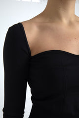 Dolce & Gabbana Elegant Square Neck Cropped Blouse