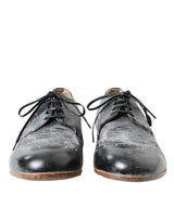 Dolce & Gabbana Elegant Leather Derby Dress Shoes