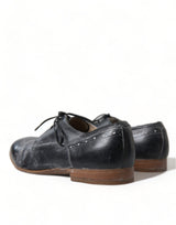 Dolce & Gabbana Elegant Leather Derby Dress Shoes