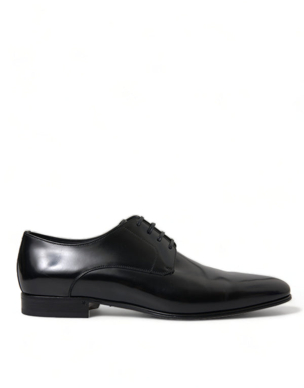 Dolce & Gabbana Elegant Men's Leather Lace-Up Derby Shoes