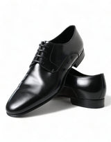 Dolce & Gabbana Elegant Men's Leather Lace-Up Derby Shoes