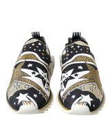 Dolce & Gabbana Crystal-Embellished Sorrento Slip-On Sneakers