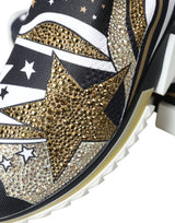 Dolce & Gabbana Crystal-Embellished Sorrento Slip-On Sneakers