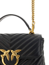 PINKO Elegant Quilted Mini Handbag Charm