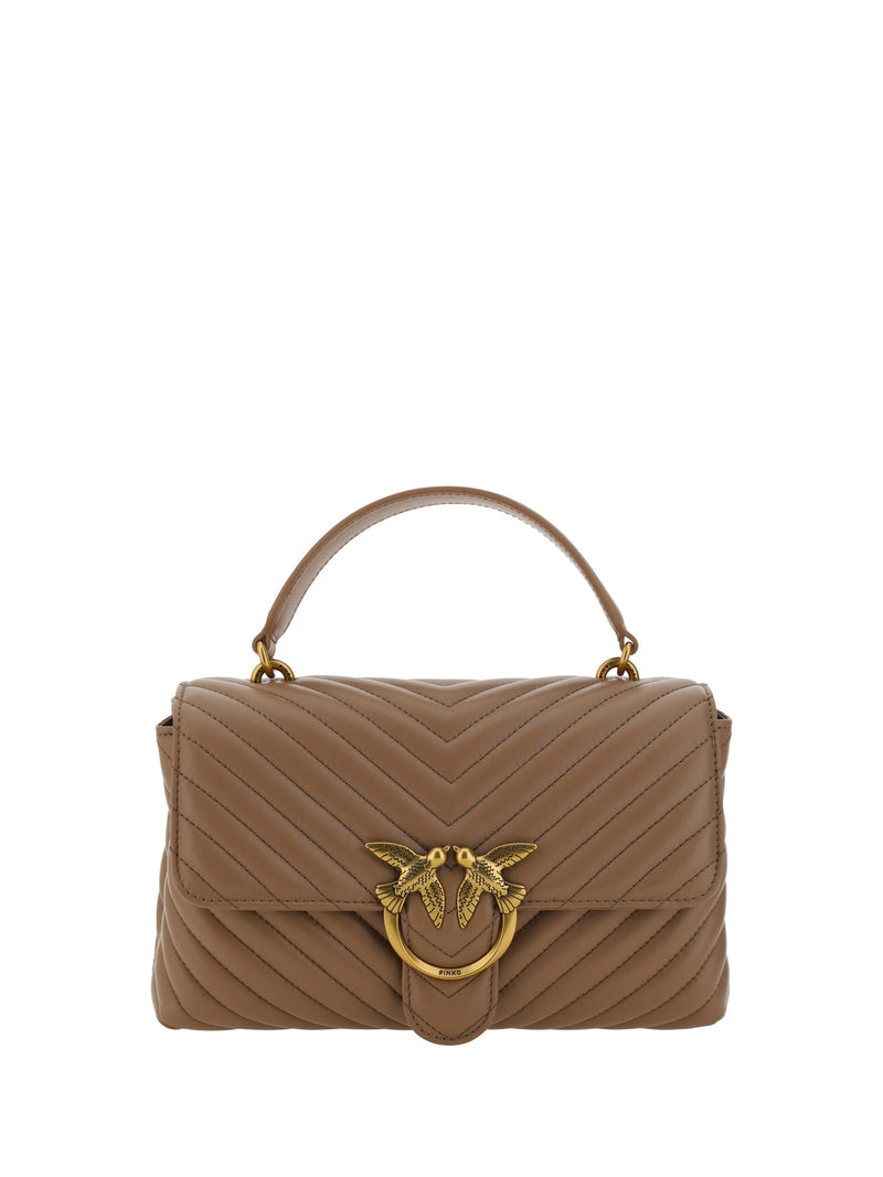 PINKO Elegant Quilted Calfskin Shoulder Bag