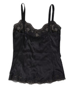 Dolce & Gabbana Elegant Silk Blend Lace Camisole Top