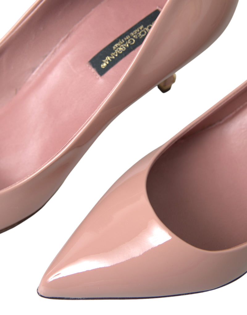 Dolce & Gabbana Pink Patent Stiletto Pumps - Elevate Your Glamour