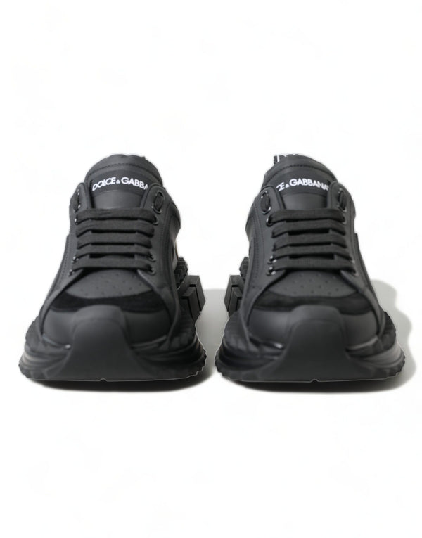 Dolce & Gabbana Elegant Black Super Queen Sneakers