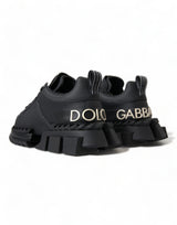 Dolce & Gabbana Elegant Black Super Queen Sneakers