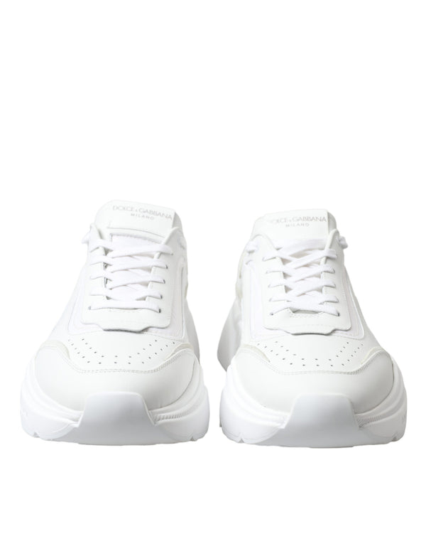 Dolce & Gabbana Elegant White DAYMASTER Casual Sneakers