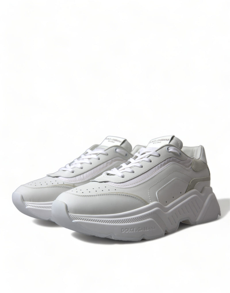 Dolce & Gabbana Elegant White DAYMASTER Casual Sneakers