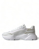 Dolce & Gabbana Elegant White DAYMASTER Casual Sneakers