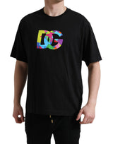 Dolce & Gabbana Elegant Black Cotton T-Shirt with Logo