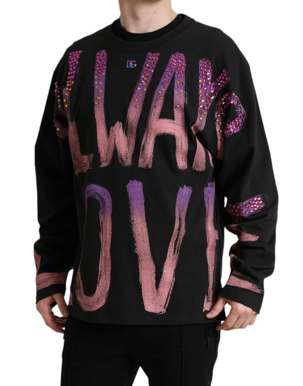 Dolce & Gabbana Stunning Graphic Print Crewneck Sweater