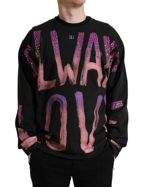 Dolce & Gabbana Stunning Graphic Print Crewneck Sweater