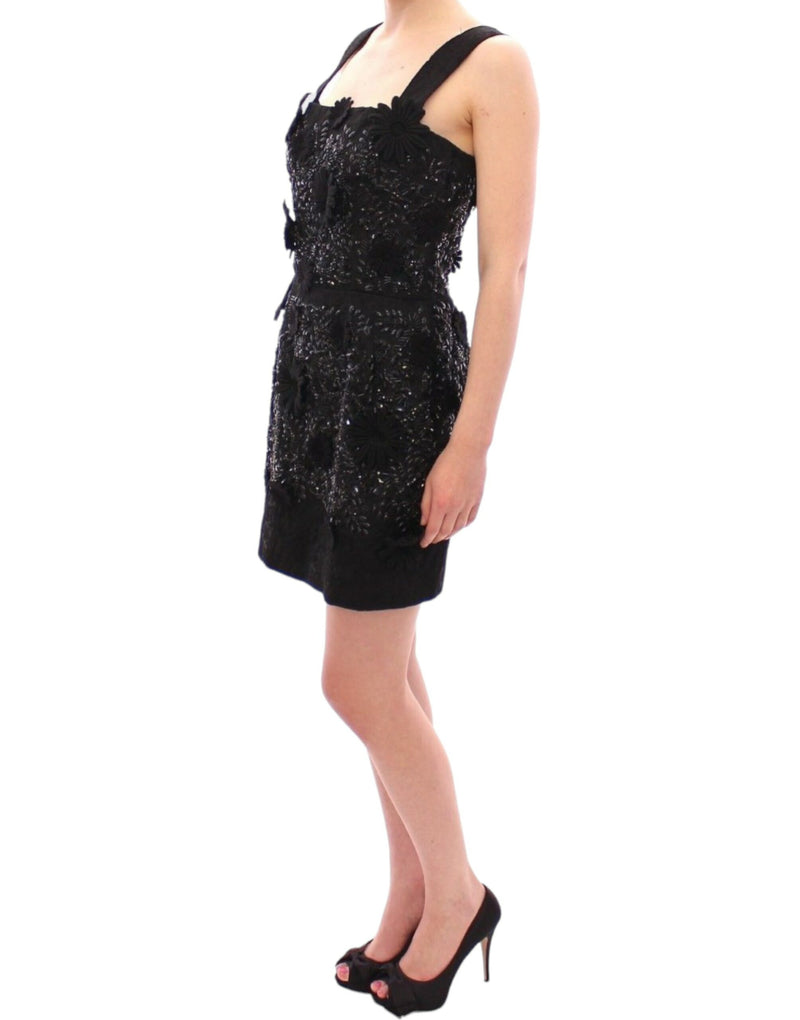 Dolce & Gabbana Elegant Sequined Mini Shift Dress