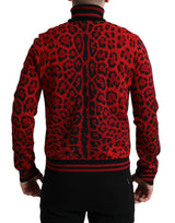 Dolce & Gabbana Elegant Leopard Turtleneck Sweater