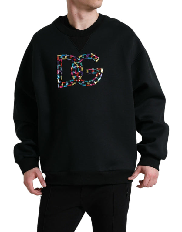 Dolce & Gabbana Elegant Crew Neck Logo Sweater