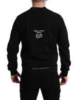 Dolce & Gabbana Elegant Crewneck Black Pullover Sweater