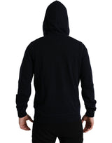 Dolce & Gabbana Elegant Cashmere Hooded Sweater in Blue