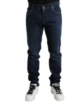 Dolce & Gabbana Chic Skinny Blue Denim Jeans