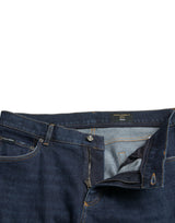 Dolce & Gabbana Chic Skinny Blue Denim Jeans