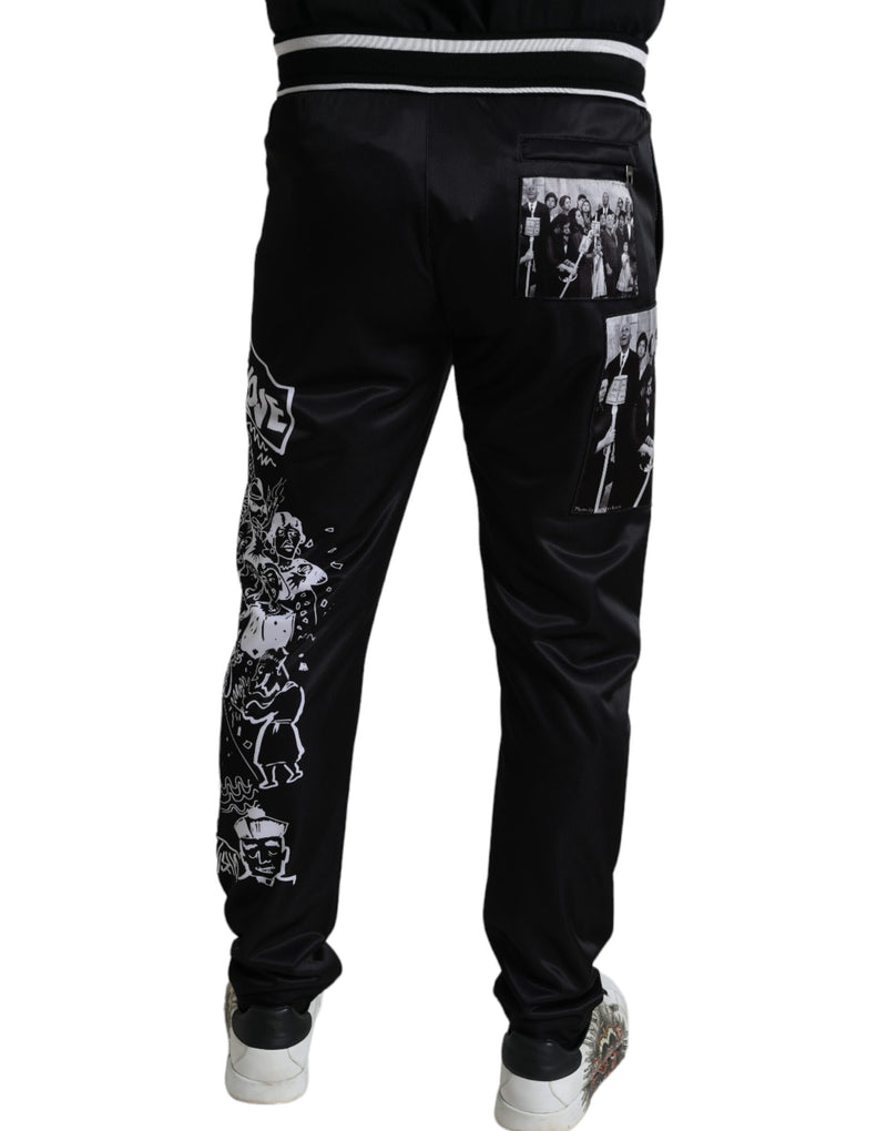 Dolce & Gabbana Stunning Print Jogger Trousers