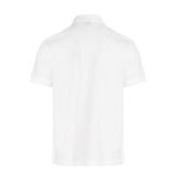 Burberry Elegant White Pique Cotton Polo Shirt