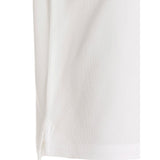 Burberry Elegant White Pique Cotton Polo Shirt