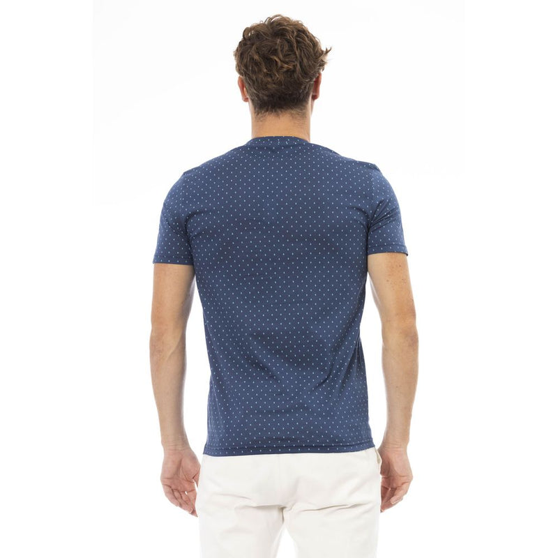 Baldinini Trend Blue Cotton Men T-Shirt