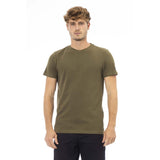 Baldinini Trend Green Cotton Men T-Shirt