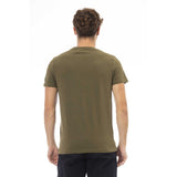 Baldinini Trend Green Cotton Men T-Shirt