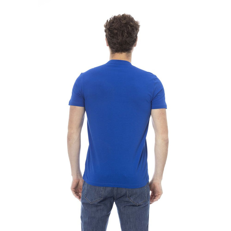 Baldinini Trend Blue Cotton Men T-Shirt