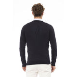 Baldinini Trend Blue Modal Men Sweater